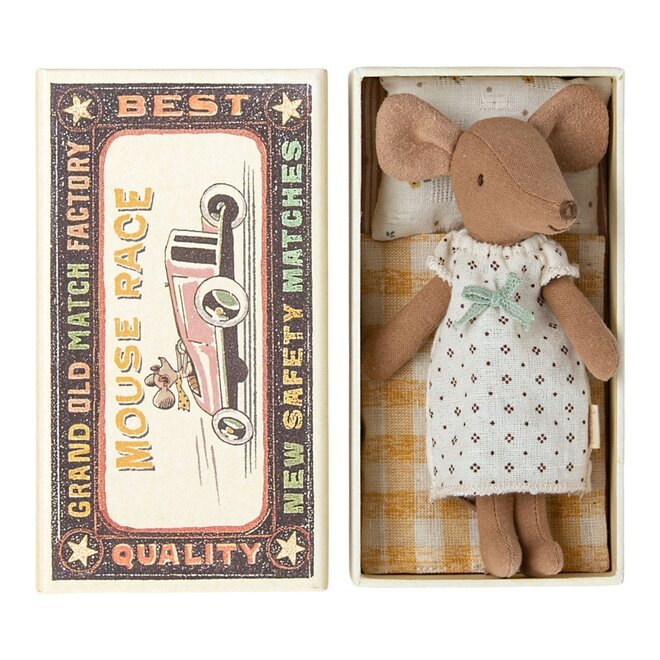Maileg | Big sister mouse in matchbox