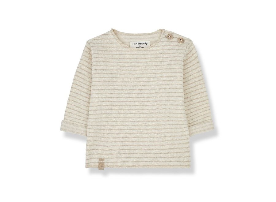 Aubin Long Sleeve T-Shirt Ecru