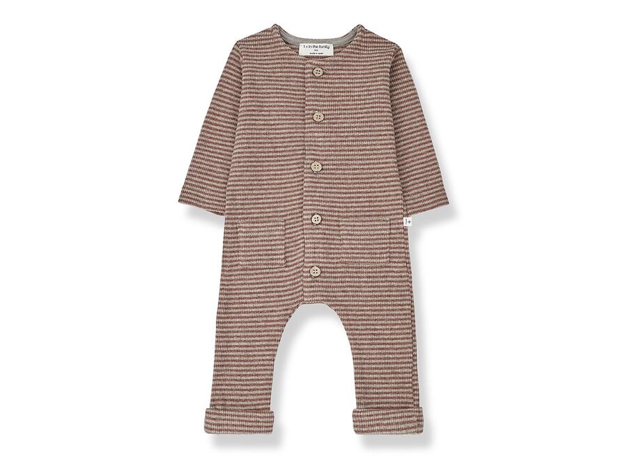 1+ in the family | Zabar Jumpsuit Pumpkin/Taupe