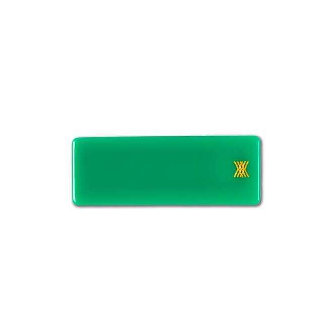 Repose Ams | Squared Hair Clip Green
