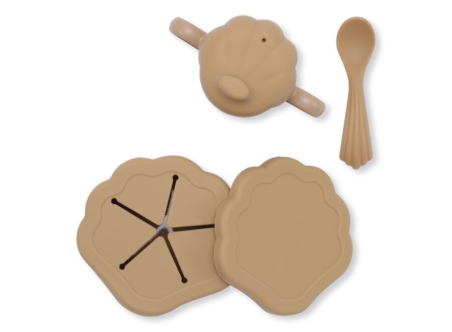 Konges Slöjd | Silicone Clam Set Terra Cotta