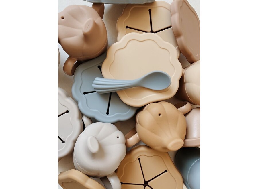 Konges Slöjd | Silicone Clam Set Terra Cotta