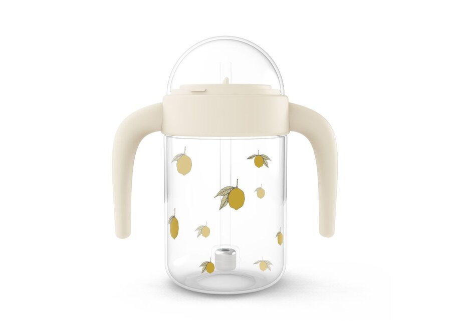 Konges Slöjd | Baby Bottle With Handle Lemon