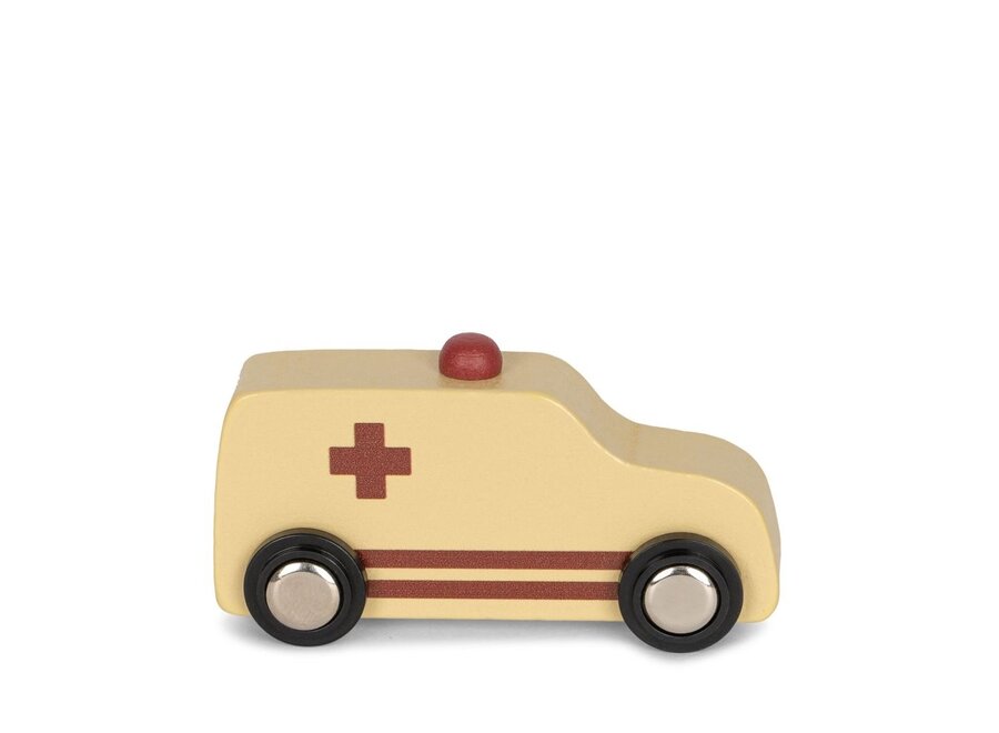 Konges Slöjd | Wooden Mini Cars 9 Pcs FSC Beige