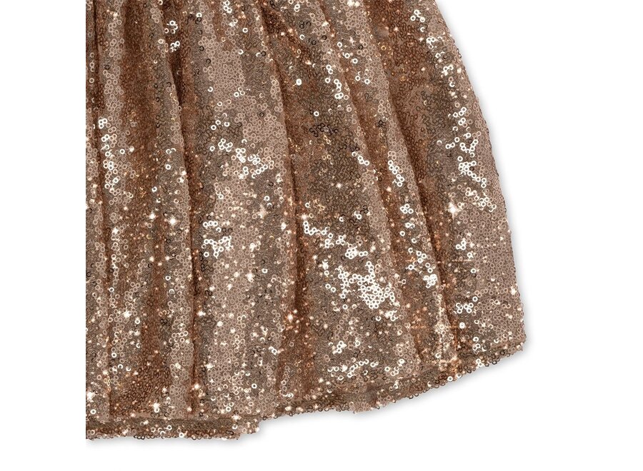 Konges Slöjd | Starla Sequin Skirt Gold Blush