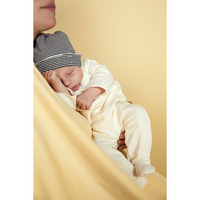 Gray Label | Baby Beanie GOTS Nearly Black/Cream