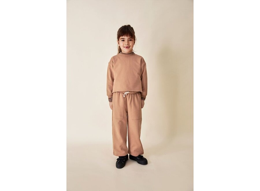 Gray Label | Loose Straight Trousers GOTS Biscuit