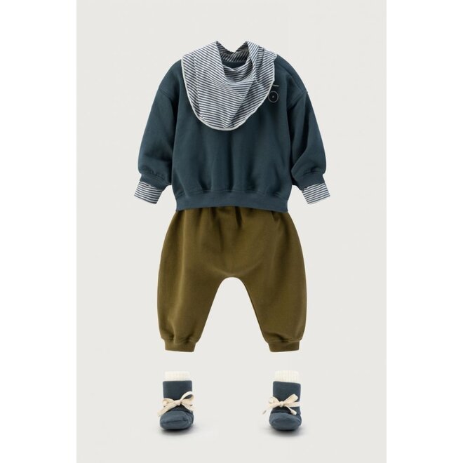 Gray Label | Baby Dropped Shoulder Sweater GOTS Blue Grey