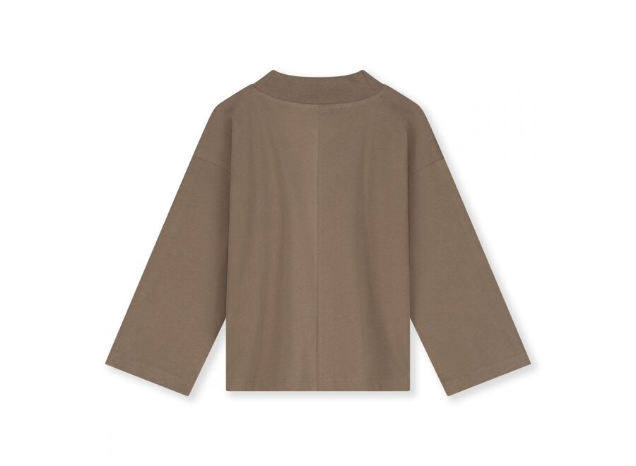 Gray Label | High Neck L/S Tee GOTS Brownie