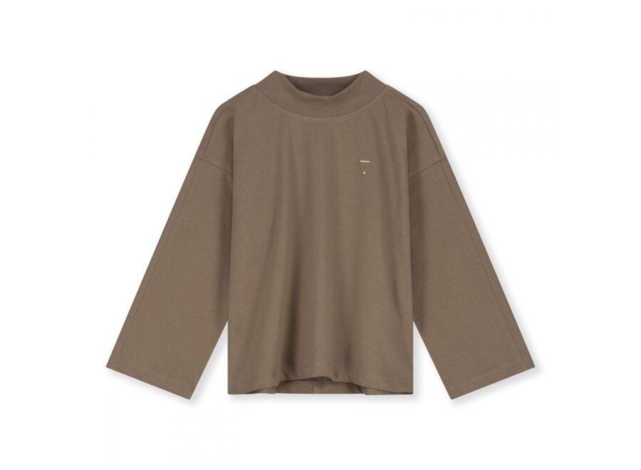 Gray Label | High Neck L/S Tee GOTS Brownie