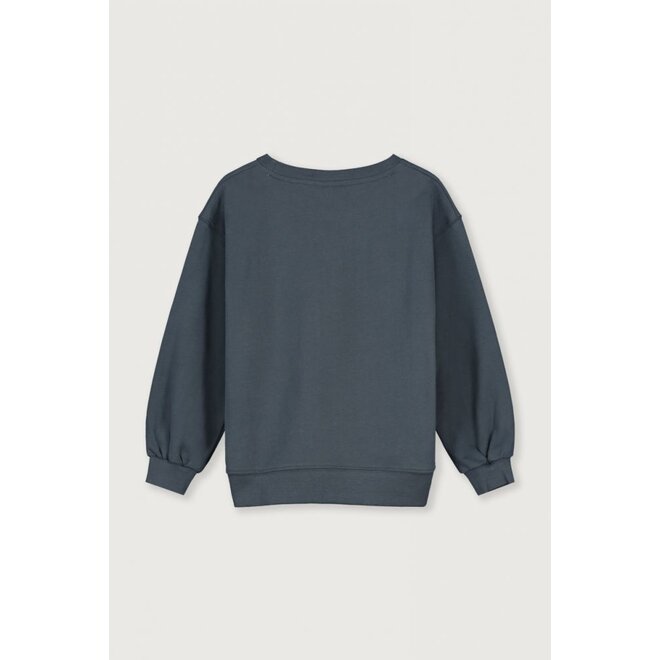 Gray Label | Dropped Shoulder Sweater GOTS Blue Grey