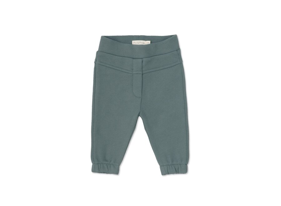 Phil&Phae | Tapered Baby Sweat Pants Washed Emerald