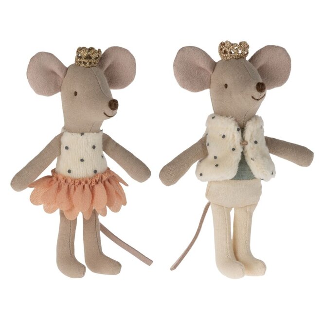 Maileg | Royal Twins Mice Little Sister & Brother In Matchbox