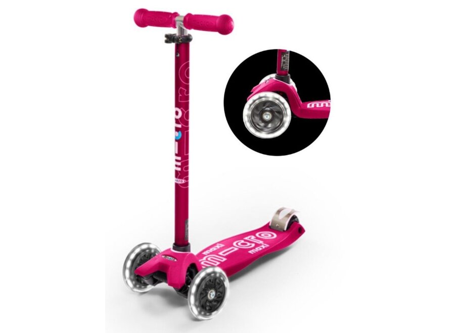 Maxi Micro Step Deluxe LED Roze
