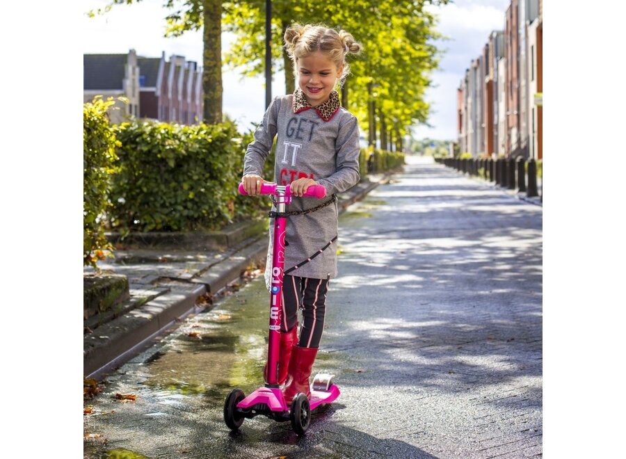 Micro Step | Maxi Micro Step Deluxe LED Roze