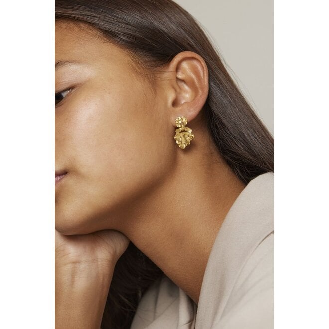 Enamel Copenhagen | Windy Gouden Oorbellen Small