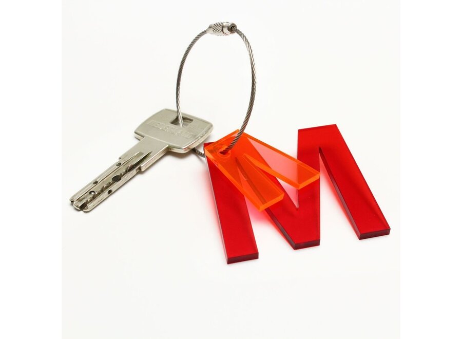 Mo Man Tai | M - Recycled Key Chain