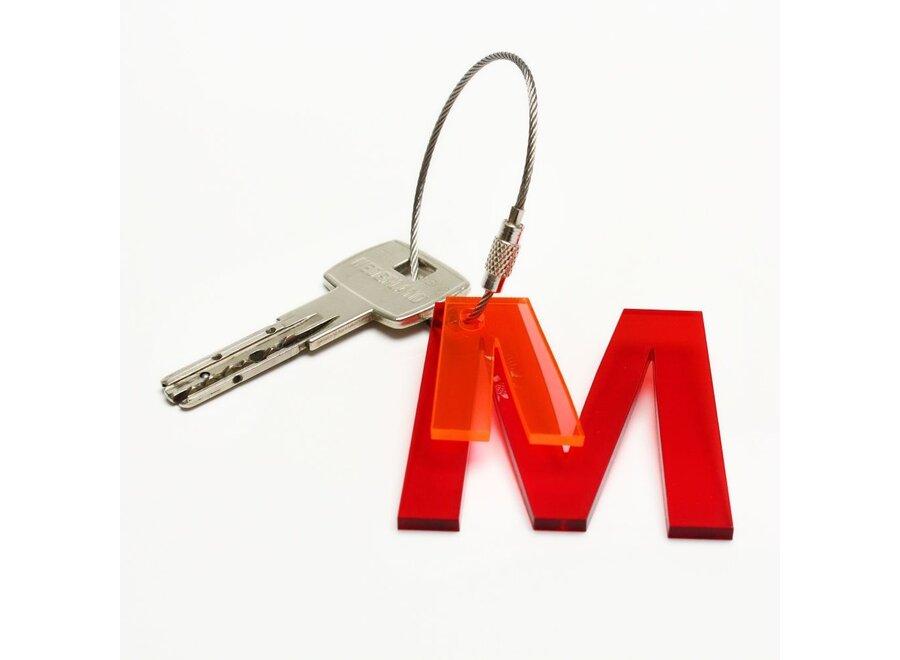 Mo Man Tai | M - Recycled Key Chain