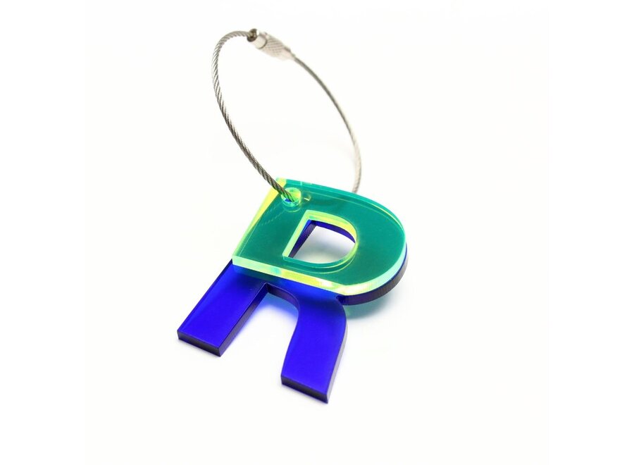 R - Recycled Key Chain