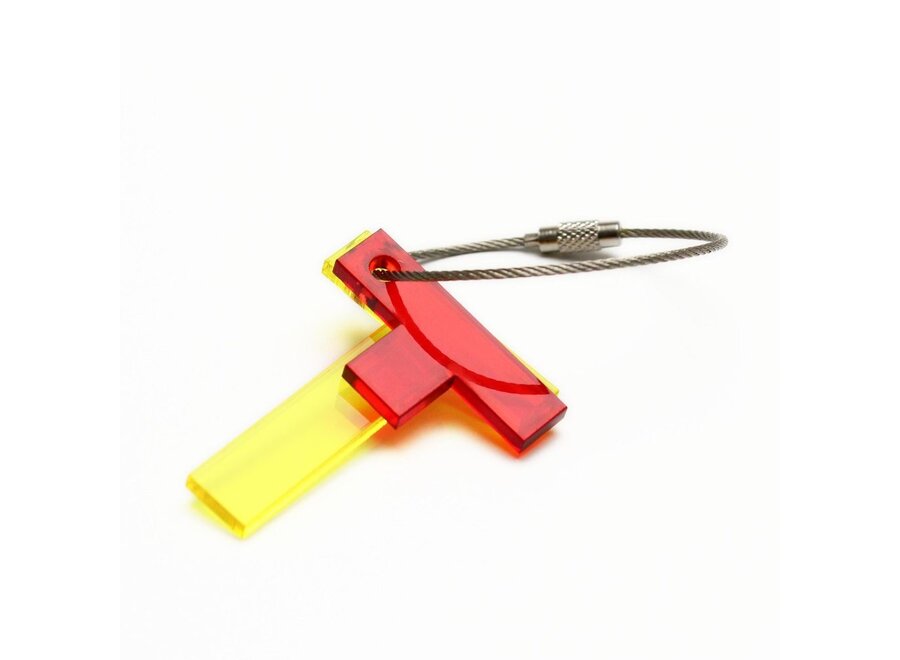 T - Recycled Key Chain
