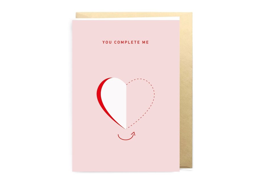 NTGWMM | Greeting Card You complete me
