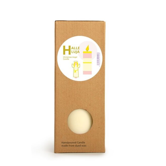 NTGWMM | Pillar Candle Angel white