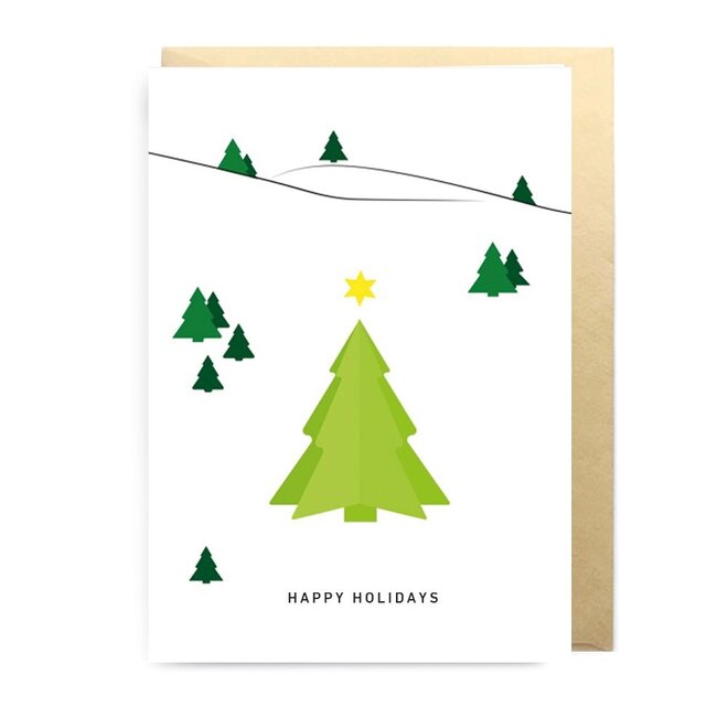 Greeting Card Fir Tree