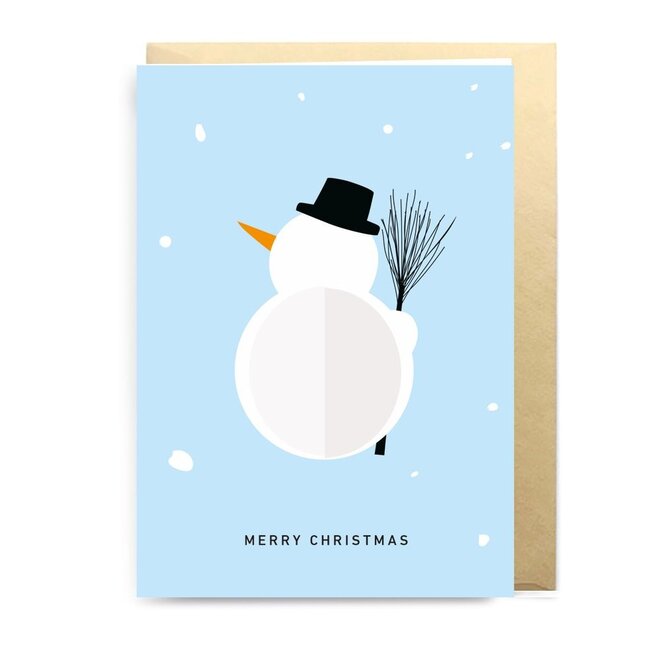 Greeting Card Snowman