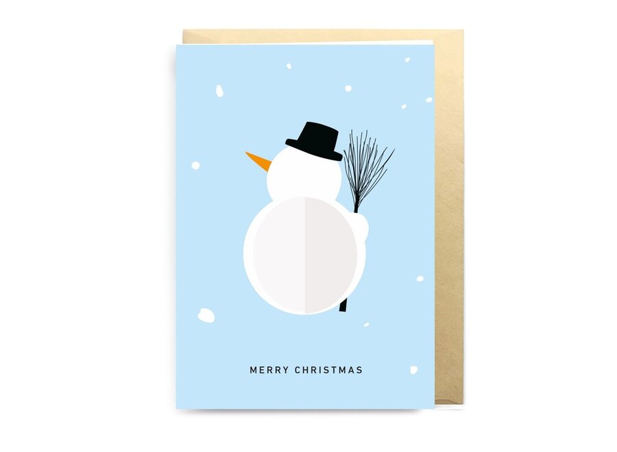 Greeting Card Snowman