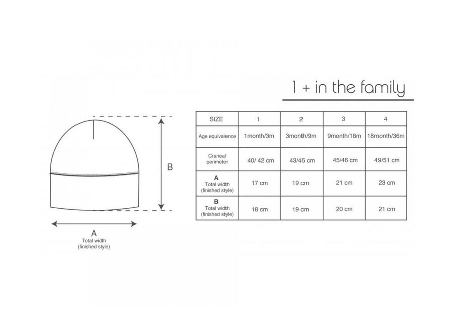 1+ in the family | Erna-Nb Beanie Ecru