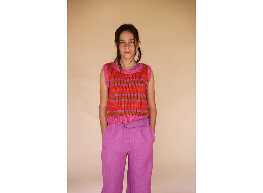 Longlivethequeen | Linen Trousers Purple