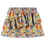 Repose AMS | Ruffle Skirt Graphic Colorblock