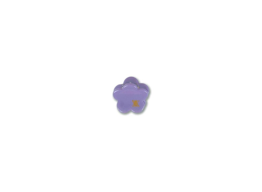 Flower Hair Clamp Small Violet