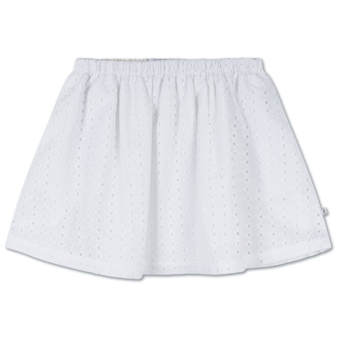 Repose AMS | Mini Skirt Graphic Embroidery Anglaise