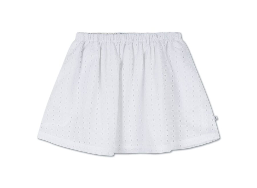 Repose AMS | Mini Skirt Graphic Embroidery Anglaise