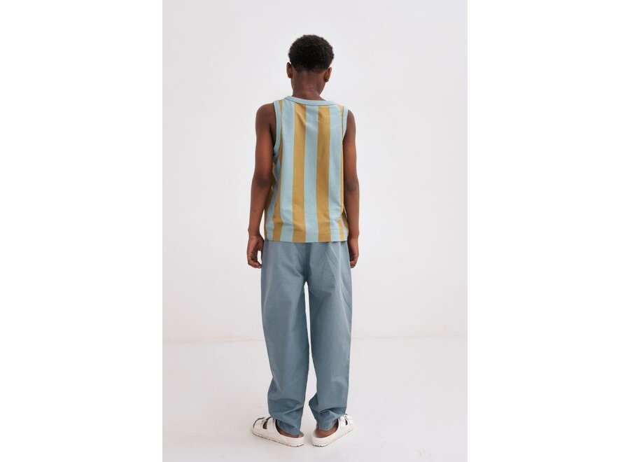 Repose AMS | Singlet Golden Reef Block Stripe