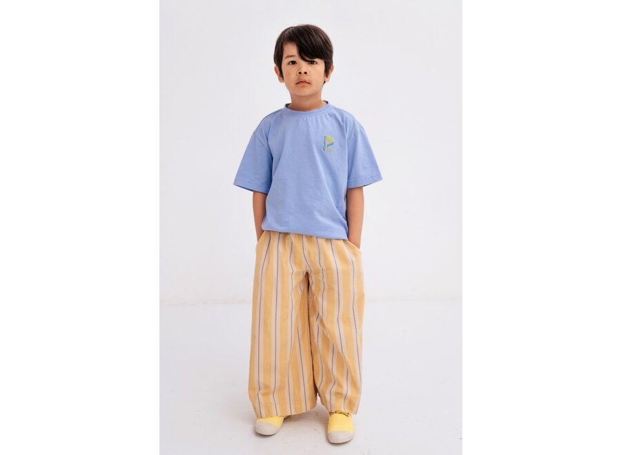 Repose AMS | Straight Pants Sand Gold Stripe