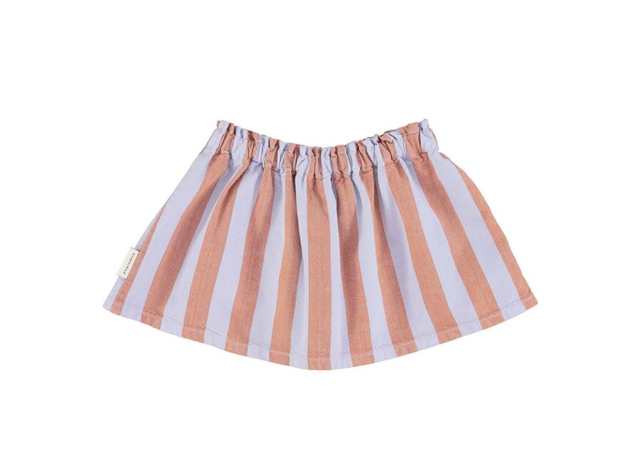 Piupiuchick | Short Skirt Orange & Purple Stripes