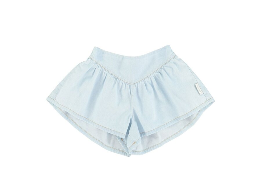 Piupiuchick | Skorts Light Blue Chambray