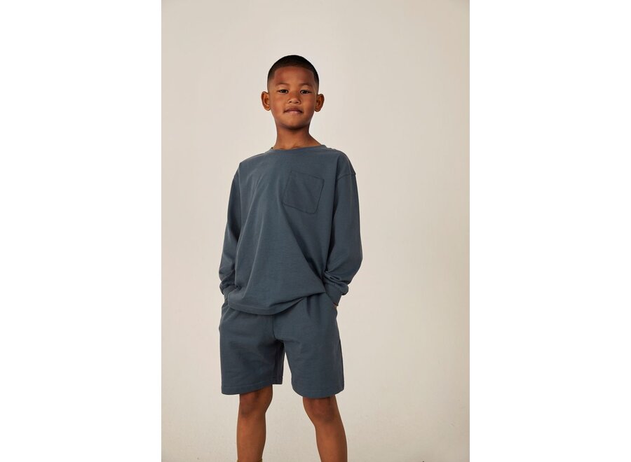 Gray Label | Bermuda Shorts GOTS Blue Grey