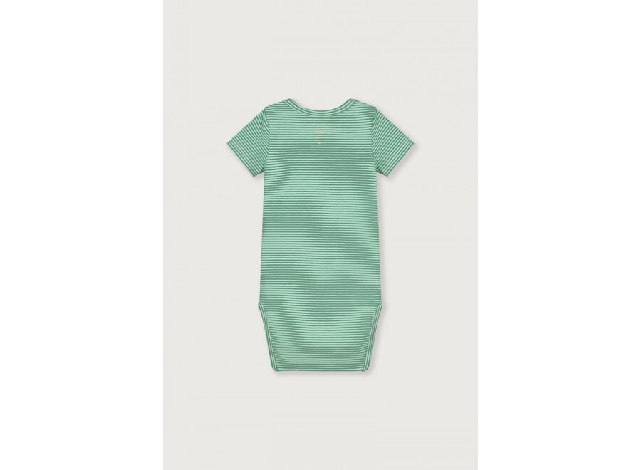 Gray Label | Baby Onesie GOTS Bright Green/Cream