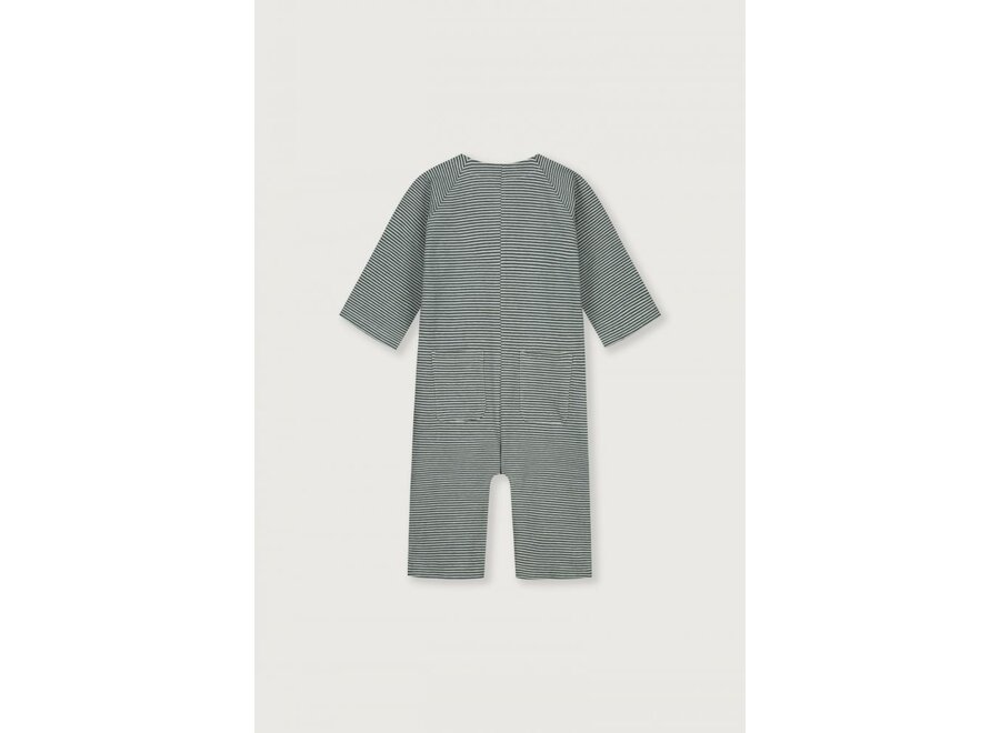 Gray Label | Baby Overall GOTS Blue Grey/Cream