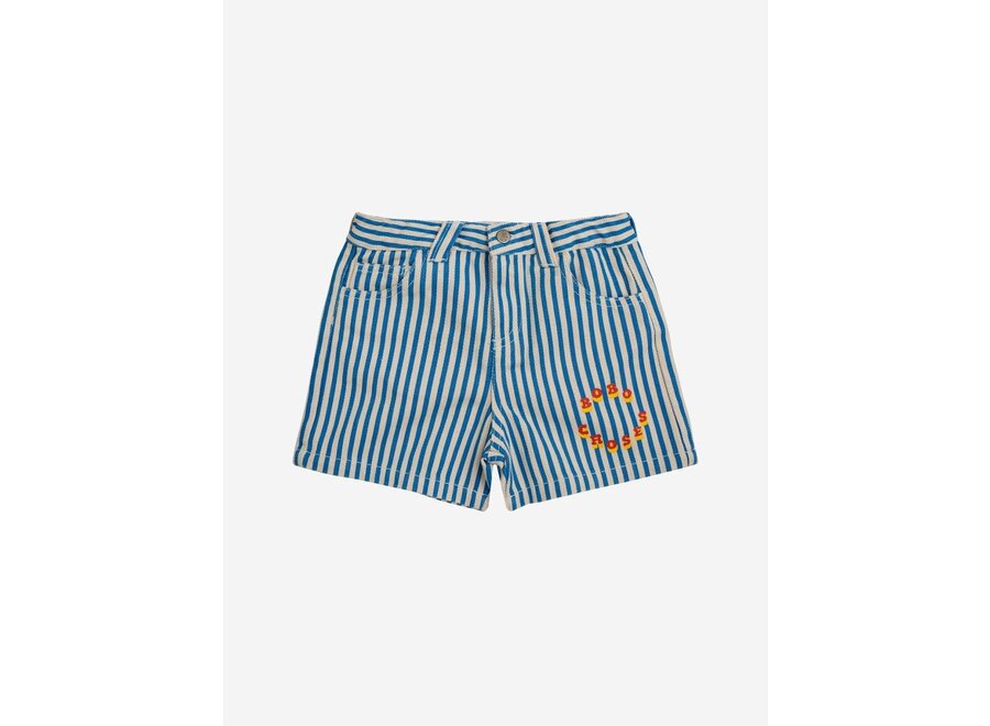 Bobo Choses | Bobo Choses Circle Stripes Woven Korte Broek