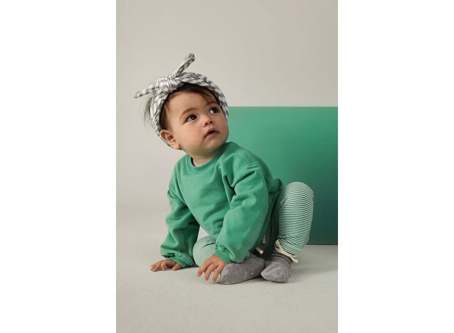 Gray Label | Baby Dropped Shoulder Sweater GOTS Bright Green