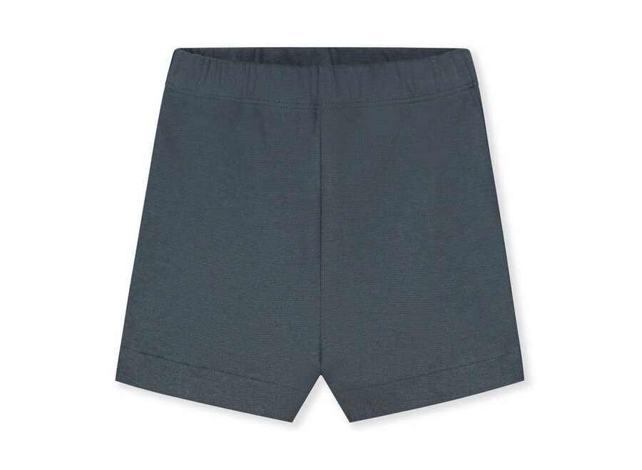 Baby Biker Shorts GOTS Blue Grey