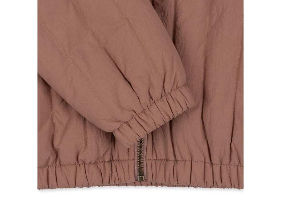 Konges Sløjd | Juno Frill Bomber Jacket Cameo Brown