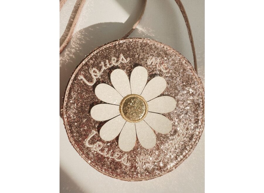 Konges Sløjd | Daisy Shoulder Bag Cameo Rose Glitter