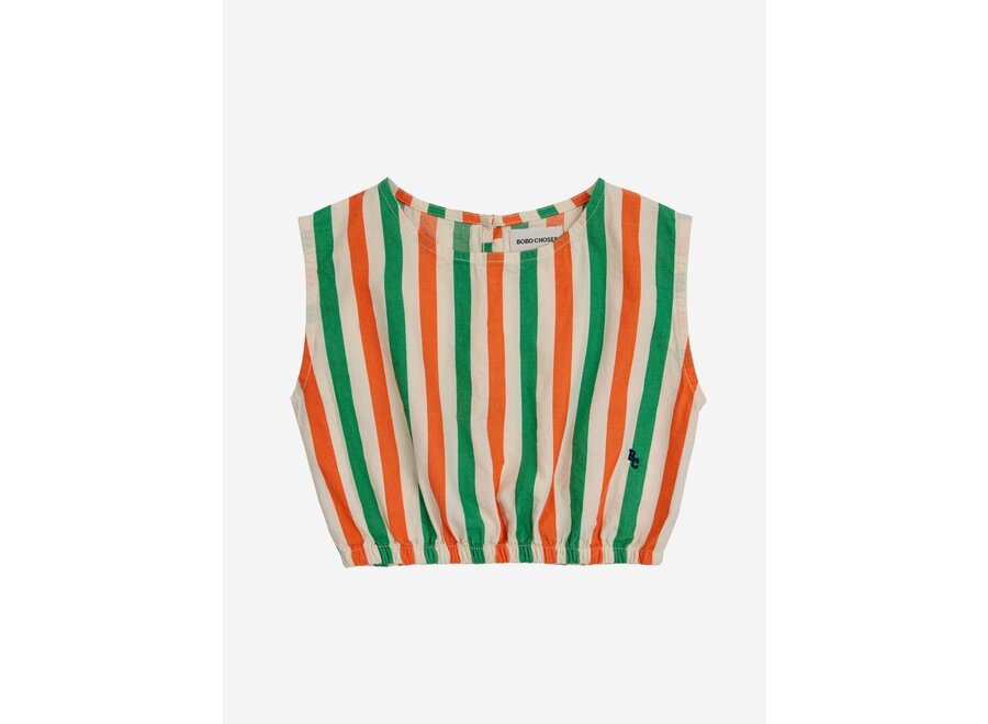 Bobo Choses | Vertical Stripes Woven Top