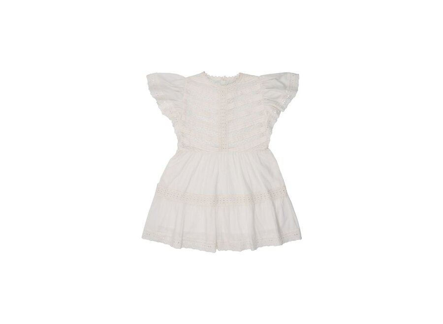 The New Society | Downey Dress Off White