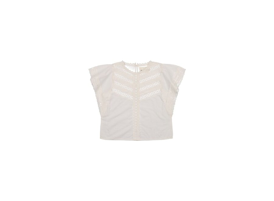 The New Society | Downey Blouse Off White